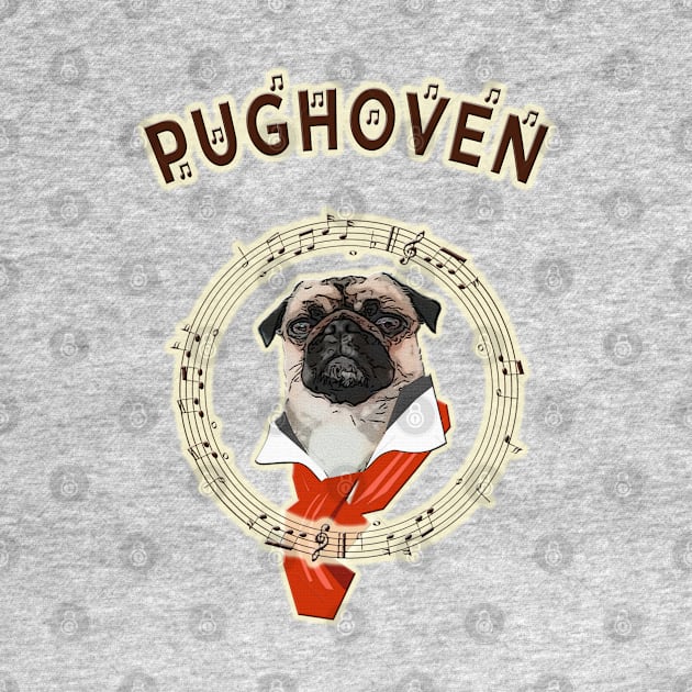 PUG HOVEN, the Pug Dog musican by aastal72